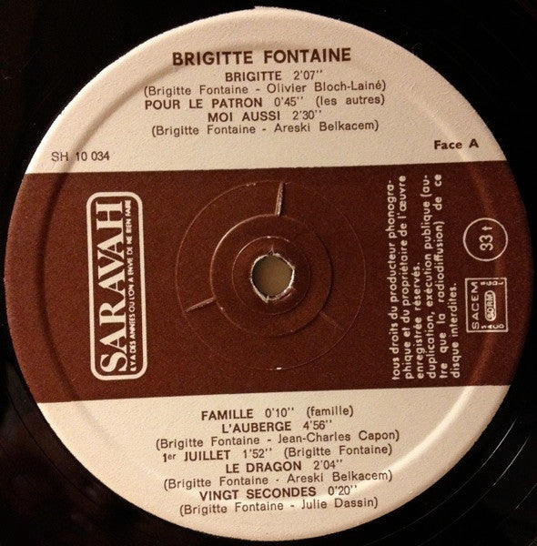 Brigitte Fontaine // Brigitte Fontaine