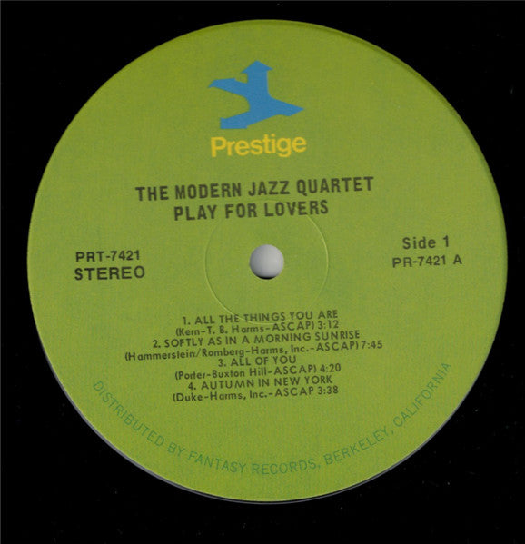 For Lovers // The Modern Jazz Quartet