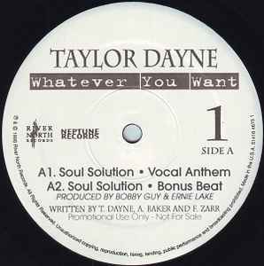 Whatever You Want // Taylor Dane